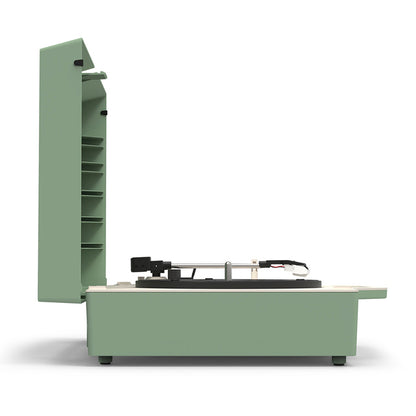 Victrola Re-Spin Sustainable Bluetooth Suitcase Record Player - Basil Green INT