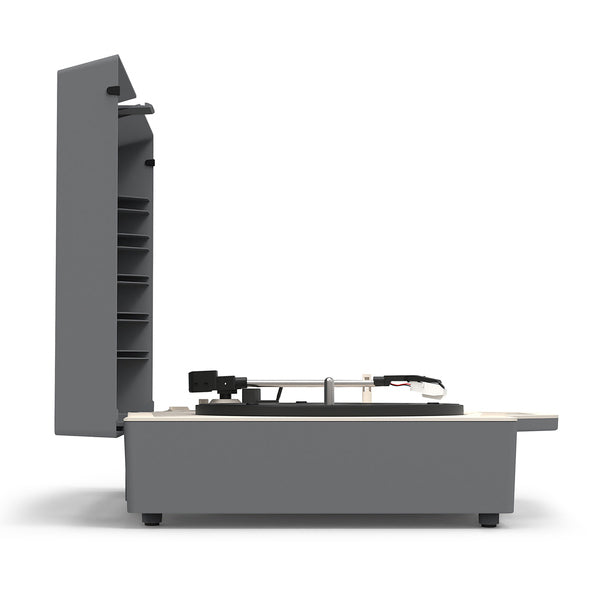 Victrola Re-Spin Sustainable Bluetooth Suitcase Record Player - Graphite Grey INT