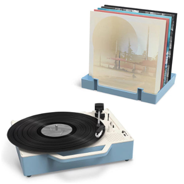 Victrola Re-Spin Sustainable Bluetooth Suitcase Record Player - Light Blue INT. Shop now online in UAE