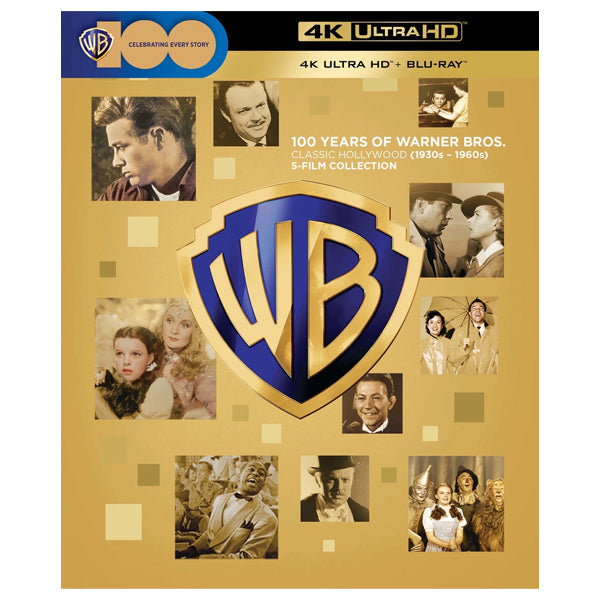 100 Years of WB: Classic Hollywood (1930s-1950s) 5-Film Collection - Blu-ray 4K.  Shop now in UAE