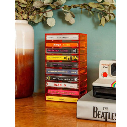 We are rewind - Cassette Tape Rack - orange