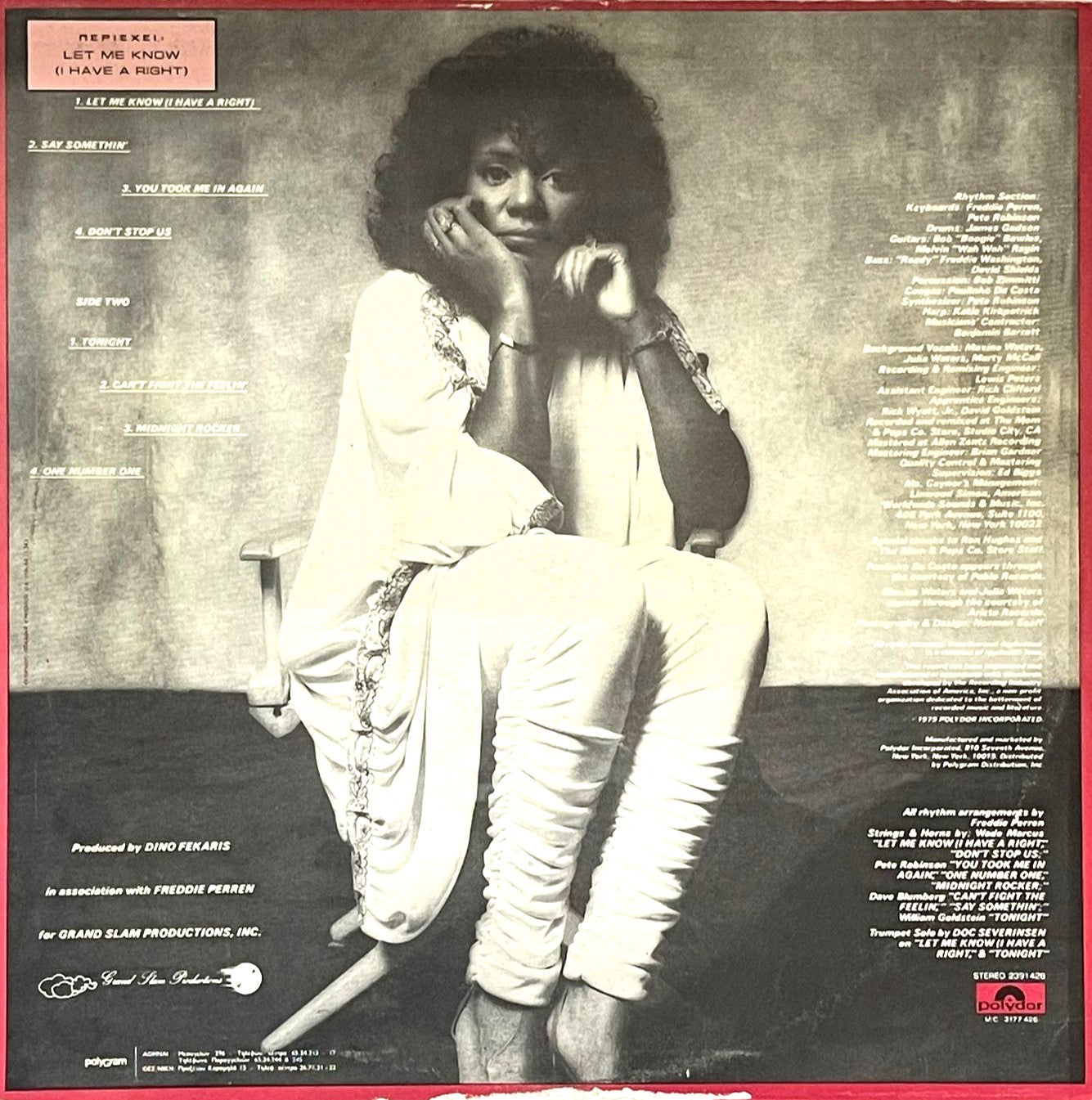 Gloria Gaynor - I Have A Right - LP (Used Vinyl) (Cover damage by water)