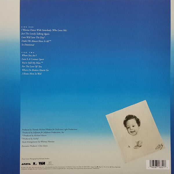 Whitney Houston - Whitney (Limited Edition Sky Blue Vinyl) - LP