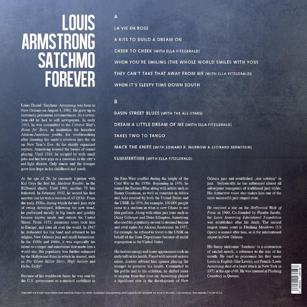 Louis Armstrong - Satchmo Forever (Limited Edition, Purple Marbled Vinyl) - LP