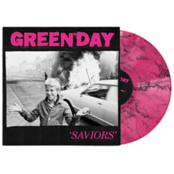 Green Day - Saviors (RSD Limited Edition Black/Pink Vinyl) - LP. Buy now available online in UAE