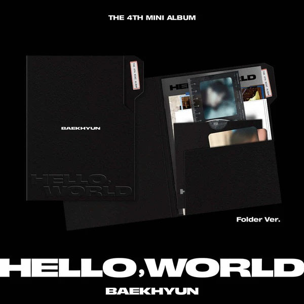 Baek Hyun - 4th Mini Album [Hello, World] (Folder Ver.) - CD