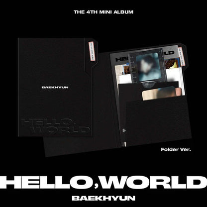 Baek Hyun - 4th Mini Album [Hello, World] (Folder Ver.) - CD