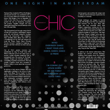 Chic - One Night In Amsterdam (Limited Edition, Clear Blue & Pink Vinyl) - LP