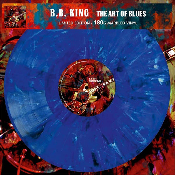 B. B. King - The Art Of Blues ( Limited Edition Blue Marbled Vinyl) - LP