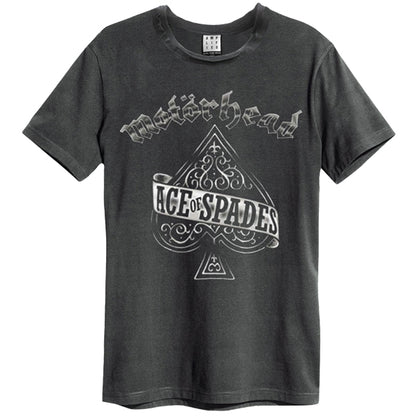 MOTORHEAD - Motorhead Ace Of Spades Amplified Vintage Charcoal T Shirt