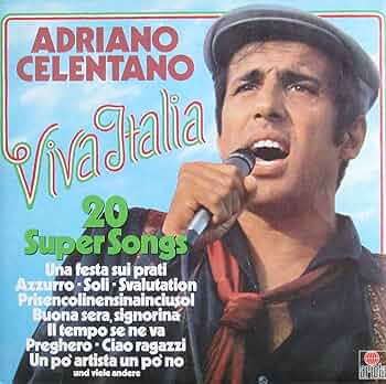 Adriano Celentano - Viva Italia (20 Super Songs) - LP (Used Vinyl)