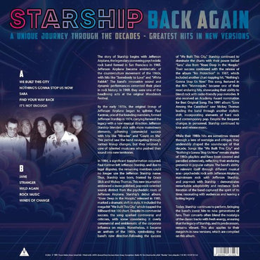 Starship - Back Again! (Limited Edition & Numbered, Clear & Purple Vinyl) - LP