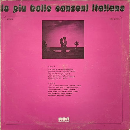 Various – Le Piu Belle Canzoni Italiane - LP (Used Vinyl)