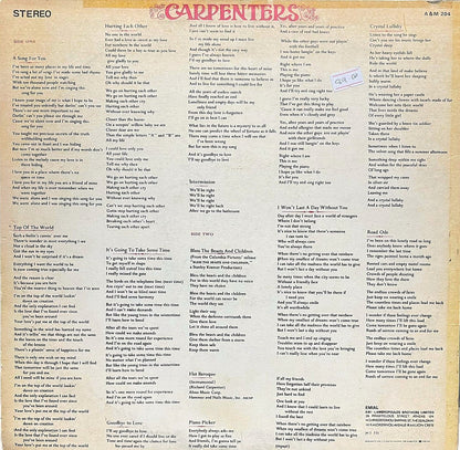 Carpenters - A Song  For You - LP (Used Vinyl)