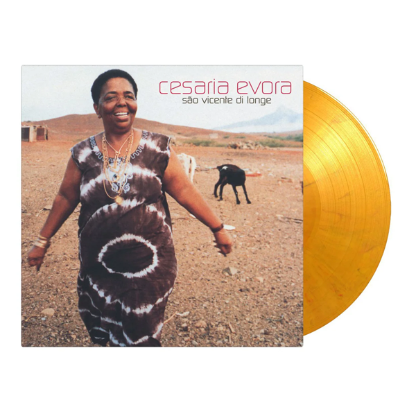 Cesaria Evora - Sao Vicente Di Longe (Limited Edition Orange & Black Marble Vinyl)(Numbered) - 2LP