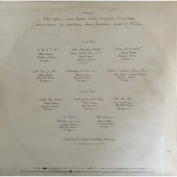 Chicago - Chicago's Greatest Hits - LP(Used Vinyl)