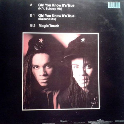 Milli Vanilli - Girl You Know It's True (N.Y. Subway Mix) -  (12", Maxi)(Used Vinyl)