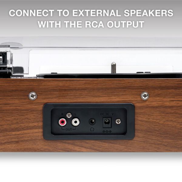 Victrola The Eastwood II Walnut VTA-74 Bluetooth Vinyl/Turntable Music Centre