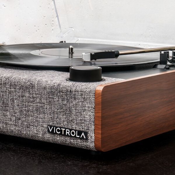 Victrola The Eastwood II Walnut VTA-74 Bluetooth Vinyl/Turntable Music Centre