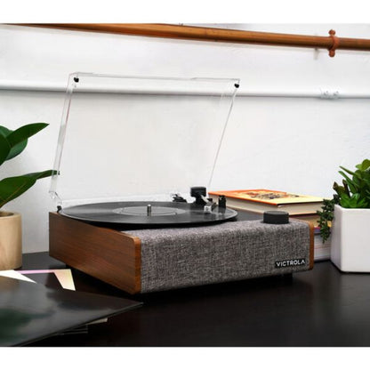 Victrola The Eastwood II Walnut VTA-74 Bluetooth Vinyl/Turntable Music Centre