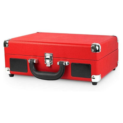 Victrola Journey Portable Suitcase (Red) VSC-550BT Bluetooth Turntable Music Centre