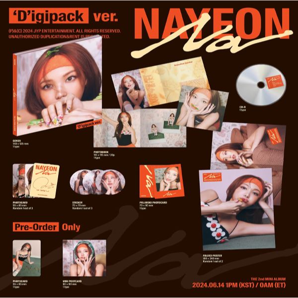 Nayeon (Twice) - 2Nd Mini Album [Na] ('D'Igipack Ver.)