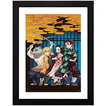 DEMON SLAYER - Framed print "Key Art" (30x40)