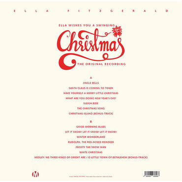 Ella Fitzgerald – Ella Wishes You A Swinging Christmas (Limited Edition White Vinyl) - LP