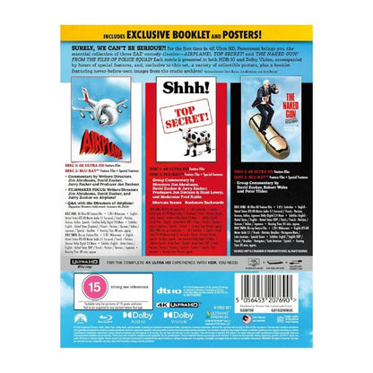 ZAZ - The Collection - Airplane / Top Secret / The Naked Gun - 4K Ultra HD