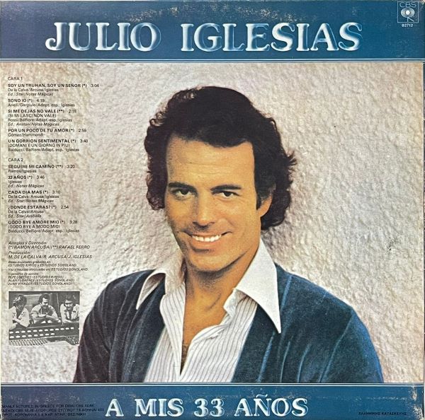 Julio Iglesias – A Mis 33 Años - LP (Used Vinyl)