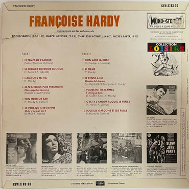Francois Hardy - Le Palmares - LP (Used Vinyl)