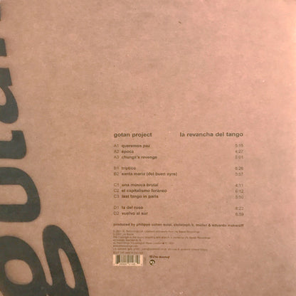 Gotan Project - La Revancha Del Tango - 2LP