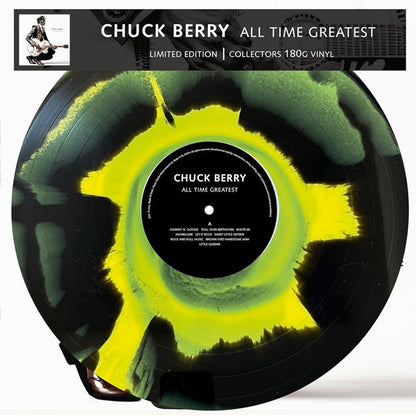 Chuck Berry - All Time Greatest (Limited Edition & Numbered, Black, Green & yellow Vinyl)  - LP