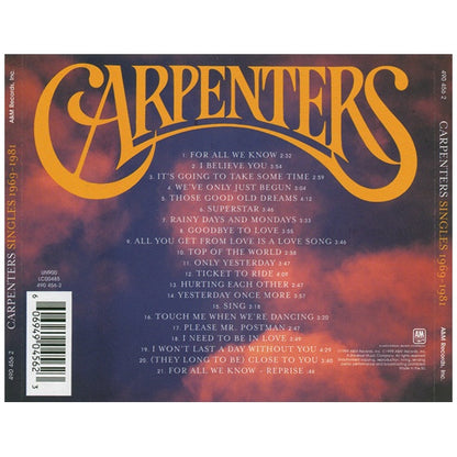 Carpenters - Singles 1969-1981 - CD