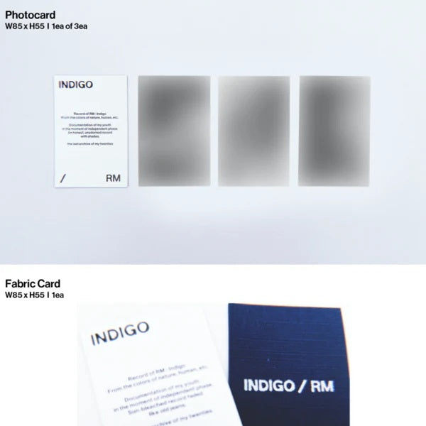 RM - Solo Album Indigo(Book Edition)