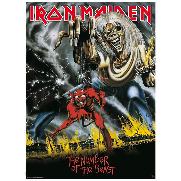 IRON MAIDEN - Set 2 Posters Chibi 52x38 - Killers/Number of the