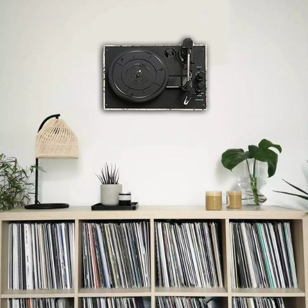 Decorative Suitcase Player - Victrola Journey- Black