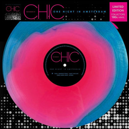 Chic - One Night In Amsterdam (Limited Edition, Clear Blue & Pink Vinyl) - LP