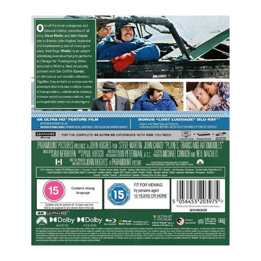 Planes. Trains And Automobiles - Blu-ray 4K