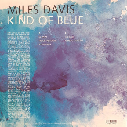Miles Davis - Kind Of Blue (Limited Edition, Blue Marbled Vinyl) - LP