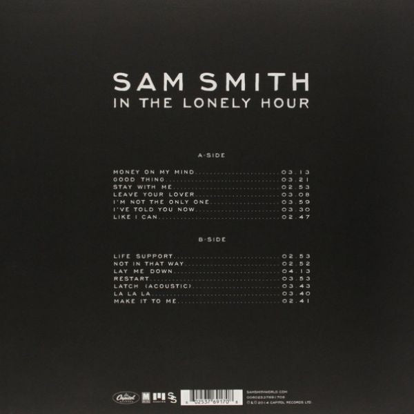 Sam Smith - In The Lonely Hour - LP