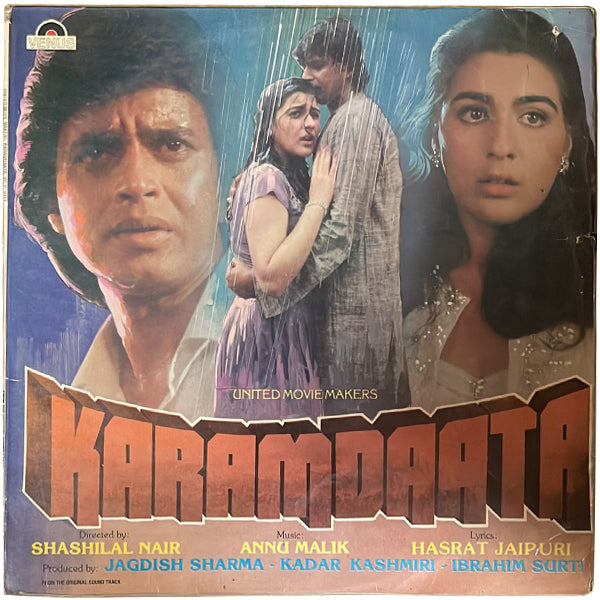 Annu Malik, Hasrat Jaipuri - Karamdaata - LP(Used Vinyl)