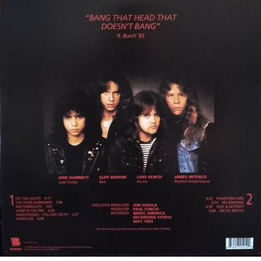 Metallica - Kill 'Em All - LP