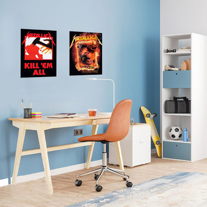 METALLICA - Set 2 Posters Chibi 52x38 - Kill'Em All/Fire Guy