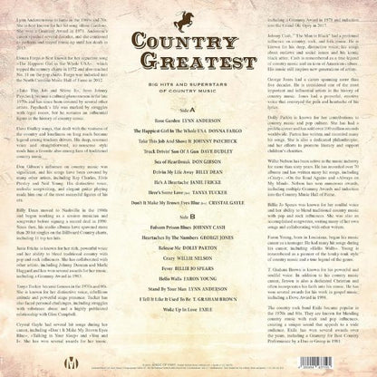 Various Artist - Country Greatest (Limited Edition & Numbered, Yellow Marbled Vinyl) - LP