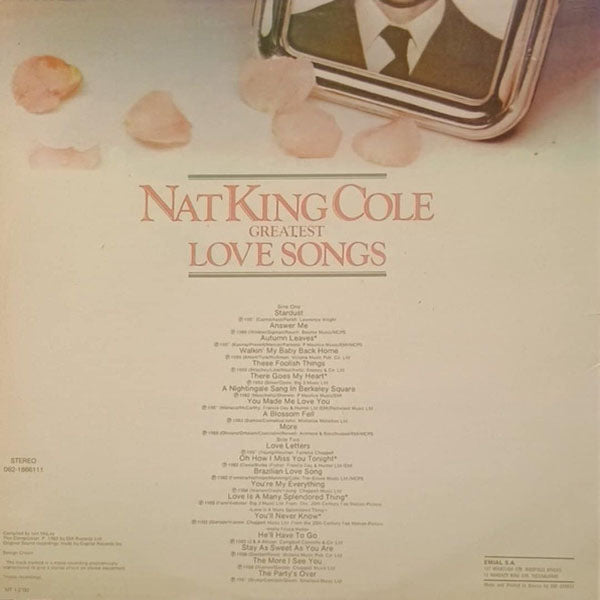 Nat King Cole - 20 Greatest Love Songs - LP (Used Vinyl)