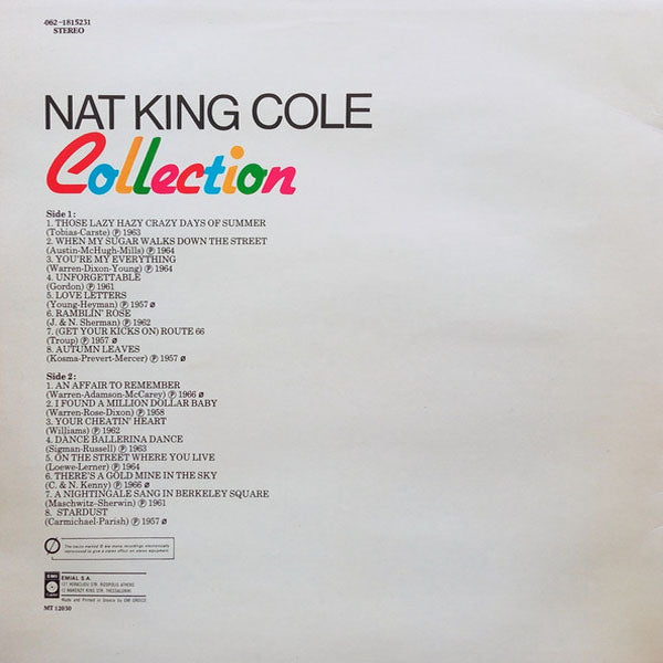 Nat King Cole - Collection - LP (Used Vinyl)