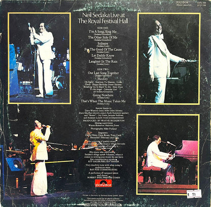 Neil Sedaka - Neil Sedaka With The Royal Philharmonic Orchestra - Live At The Royal Festival Hall - LP (Used Vinyl)