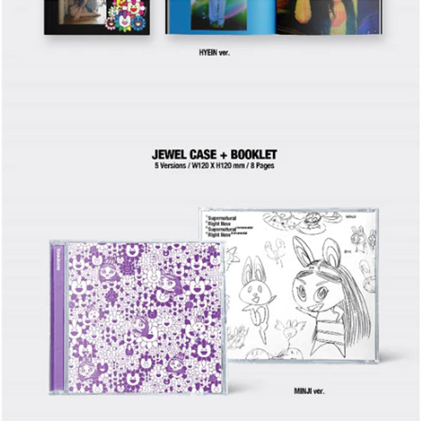 Newjeans - Double Single [Supernatural] (Nj X Murakami Cross Bag Ver.)