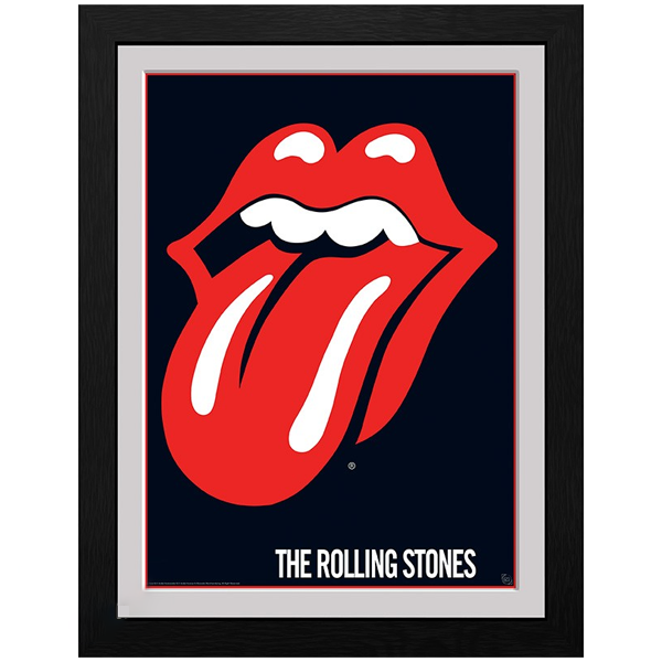 THE ROLLING STONES - Framed print "Lips" (30x40) - Picture Frame